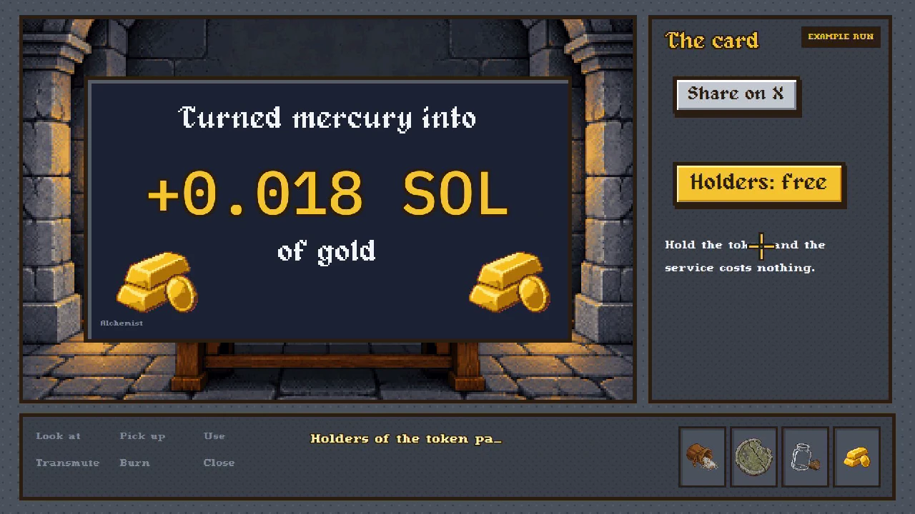 How the Alchemist turns your mercury into gold, the film
